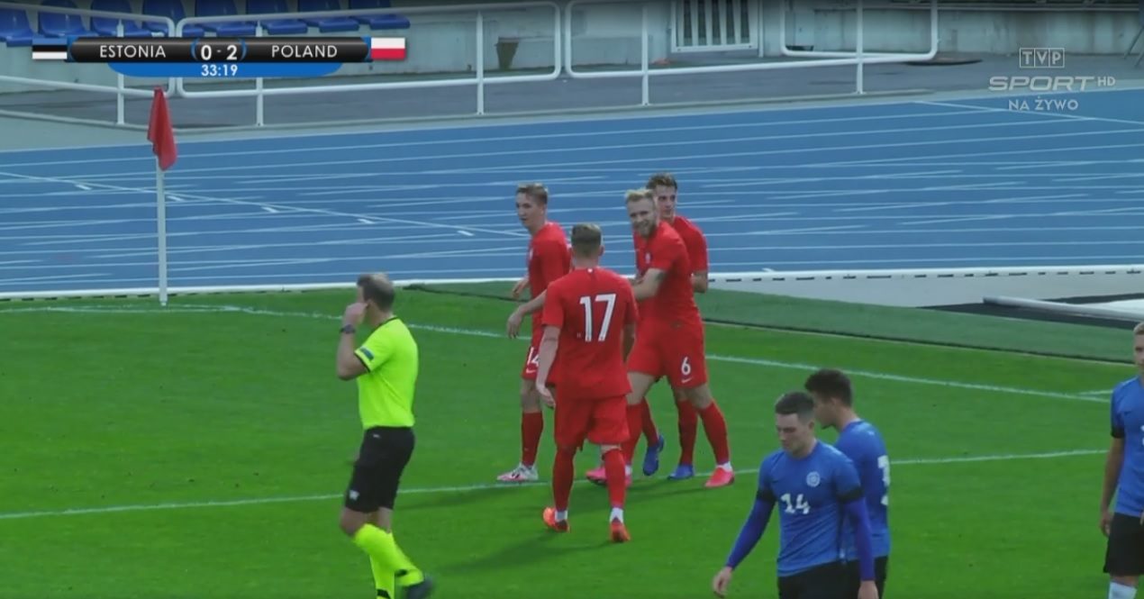 Polska młodzieżówka rozbiła Estonię. Wysokie zwycięstwo na terenie rywala, świetny mecz Bogusza [WIDEO]
