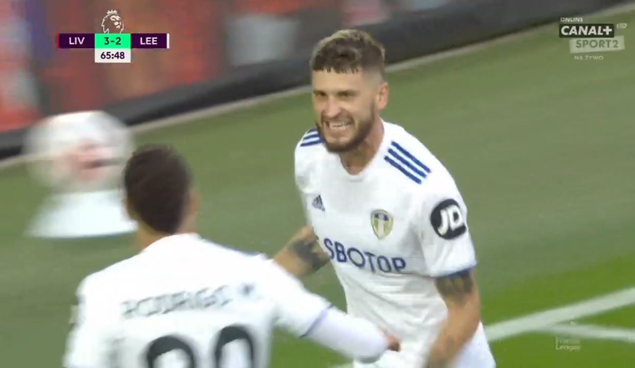 Mateusz Klich z golem na Anfield Road! Polak trafił do siatki, ale Liverpool wygrał szalony mecz [WIDEO]