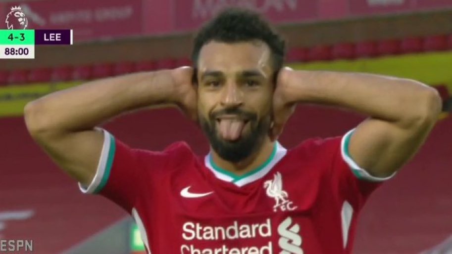 Nietypowa cieszynka Mohameda Salaha. Zadedykował gola nieuleczalnie choremu piłkarzowi [WIDEO]