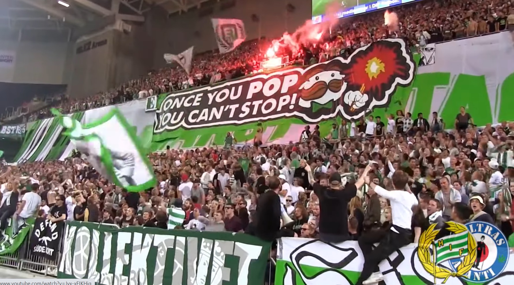 Trudna noc piłkarzy Lecha. Kibice Hammarby urządzili przed hotelem pokaz sztucznych ogni