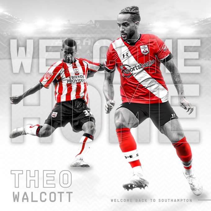Walcott na stałe w Southampton. Podpisze dwuletni kontrakt