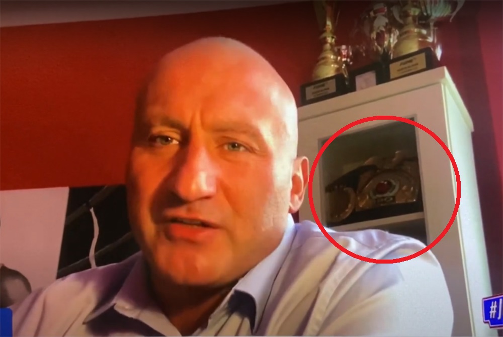 Marcin Najman przywłaszczył sobie pas IBO Przemysława Salety. "Czy jest dla niego jakaś granica żenady?!"