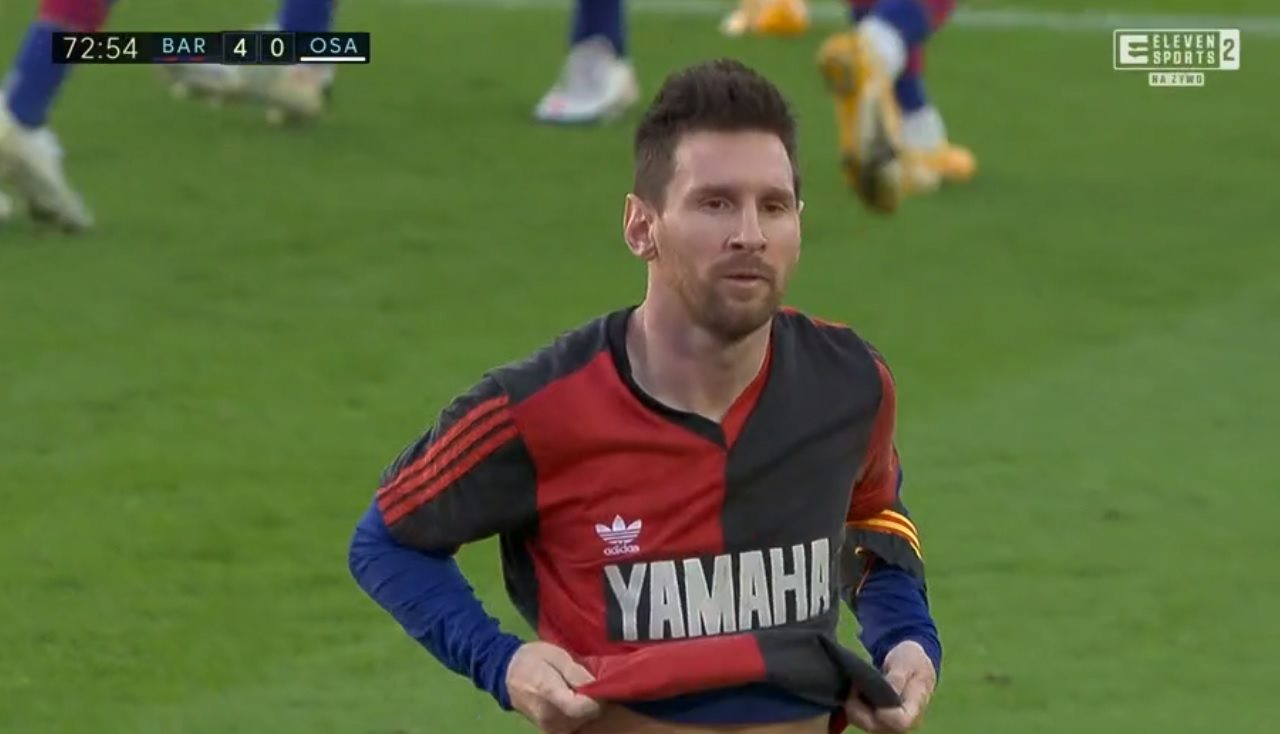FC Barcelona rozbiła Osasunę. Piękny hołd Leo Messiego dla Diego Maradony, cudowny gol Griezmanna [WIDEO]
