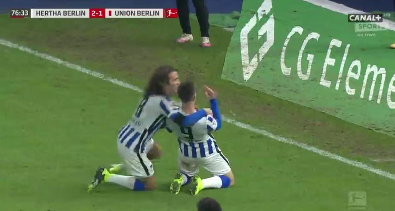 Krzysztof Piątek z dubletem w derbach Berlina! Polak zdobył dwa gole w ciągu trzech minut [WIDEO]