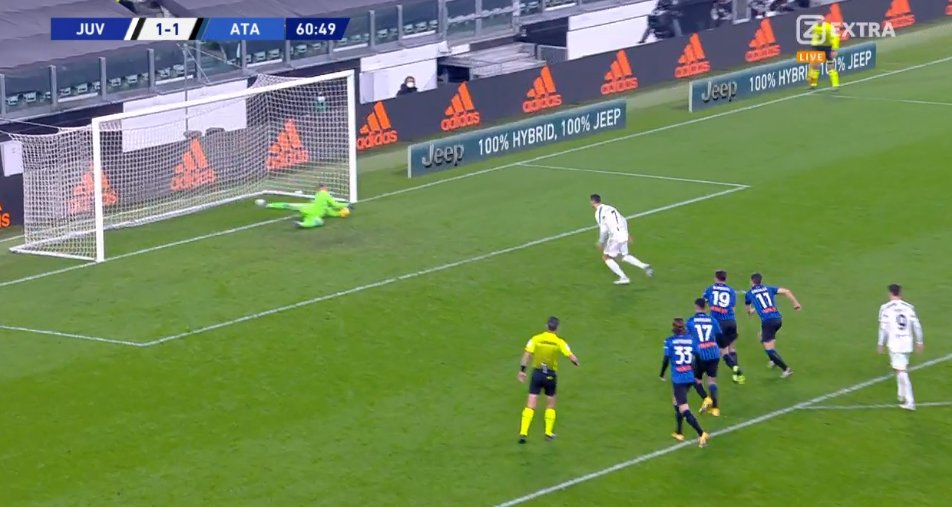 Kolejna wpadka Juventusu! Cristiano Ronaldo nie wykorzystał rzutu karnego, wielkie pudło Moraty [WIDEO]