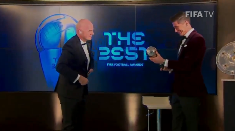Robert Lewandowski: Otrzymanie takiej nagrody w erze Leo Messiego i Cristiano Ronaldo jest czymś wyjątkowym