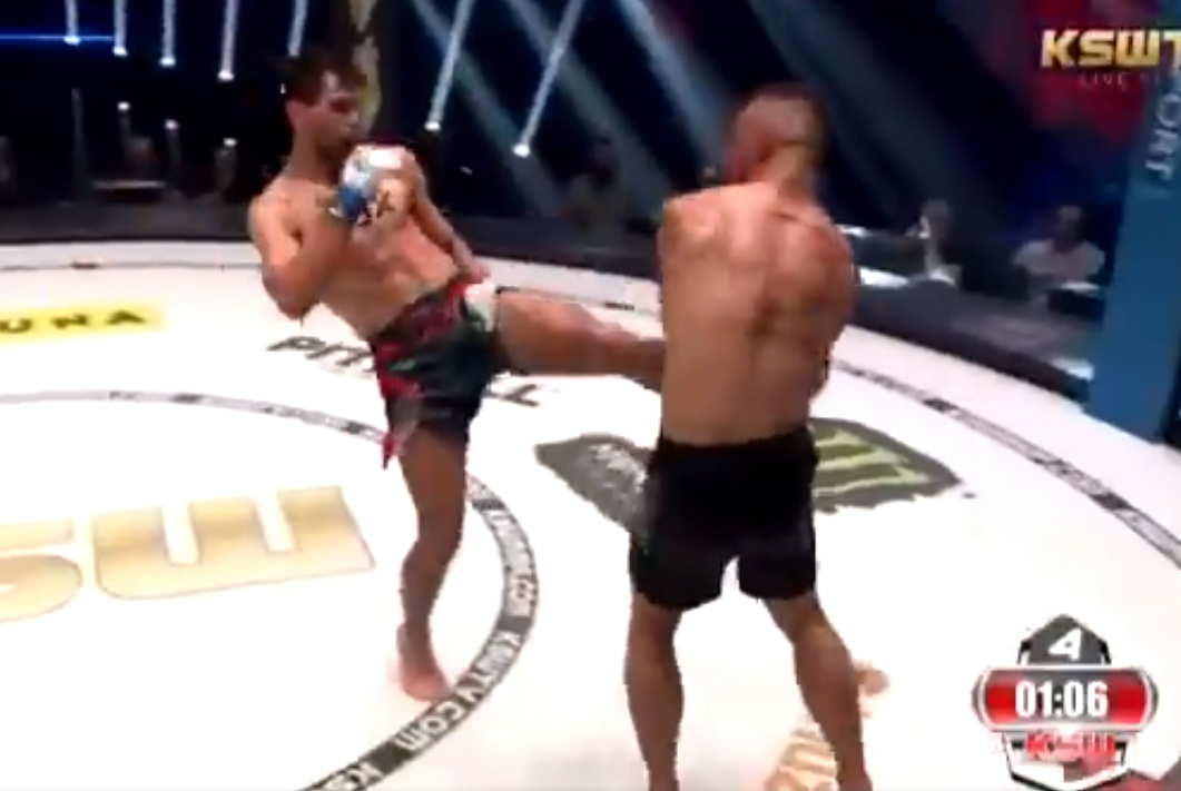 Marian Ziółkowski wykończył Romana Szymańskiego. Powalił go potężnym kopnięciem [WIDEO]