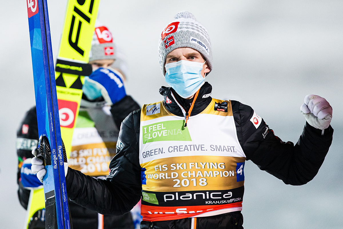 Halvor Egner Granerud pokazał sportową złość i znokautował rywali. Kamil Stoch trzeci na treningu [WIDEO]