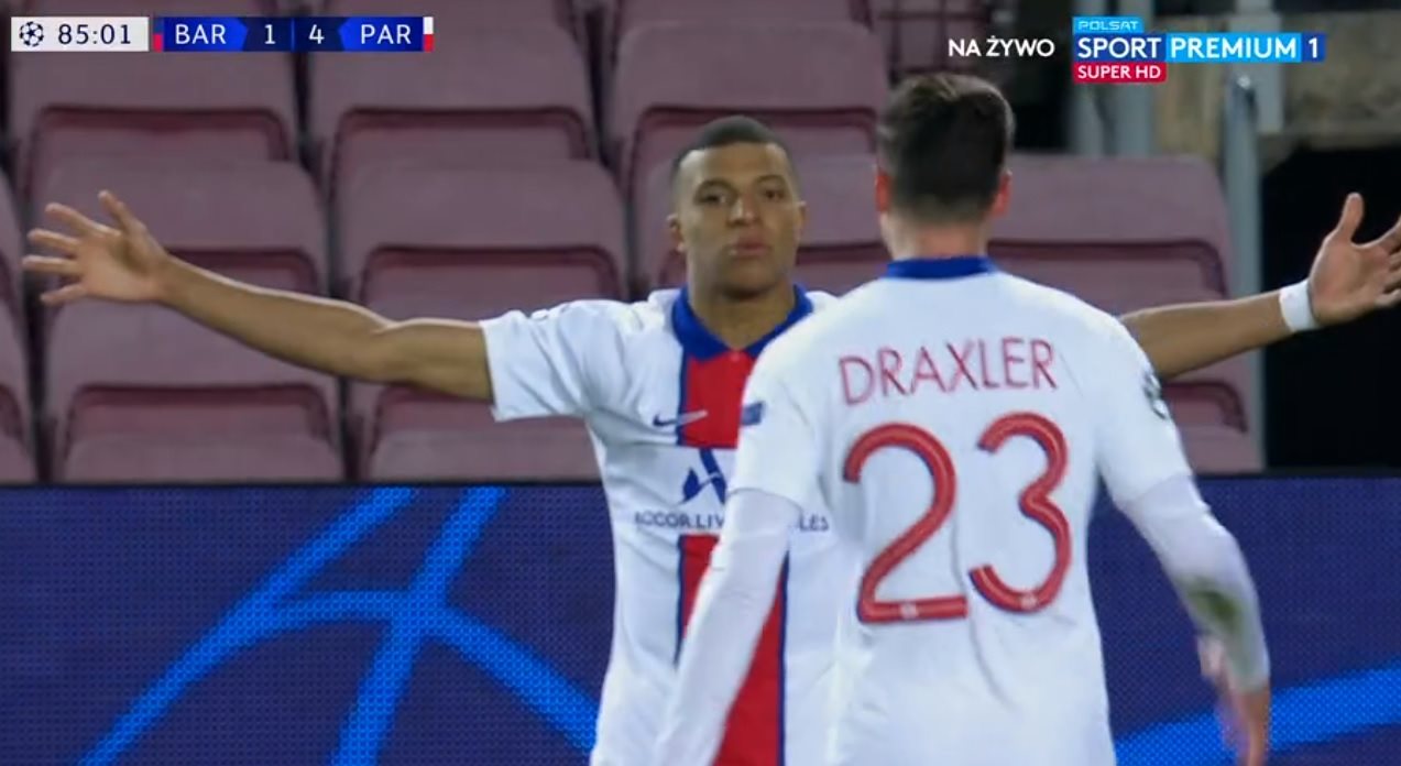 PSG zmiażdżyło FC Barcelonę w hicie Ligi Mistrzów! Show Kyliana Mbappe na Camp Nou [WIDEO]