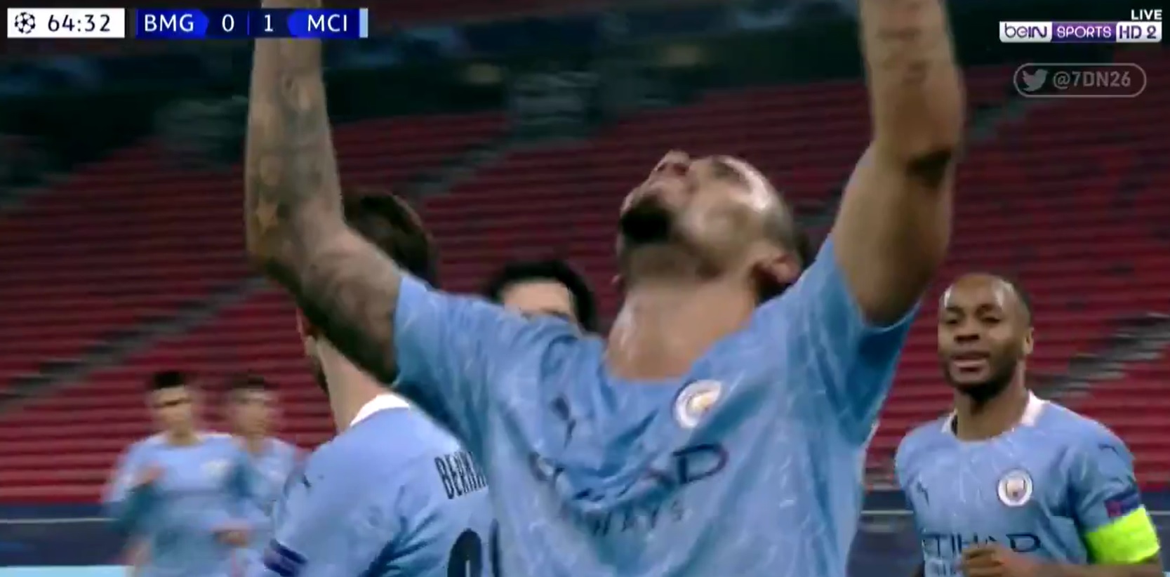 Manchester City wygrał 19. mecz z rzędu. Ekipa Pepa Guardioli blisko ćwierćfinału Ligi Mistrzów [WIDEO]