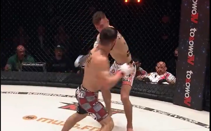 Znakomita walka o mistrzowski pas w KSW! Sebastian Przybysz czempionem w wadze koguciej [WIDEO]