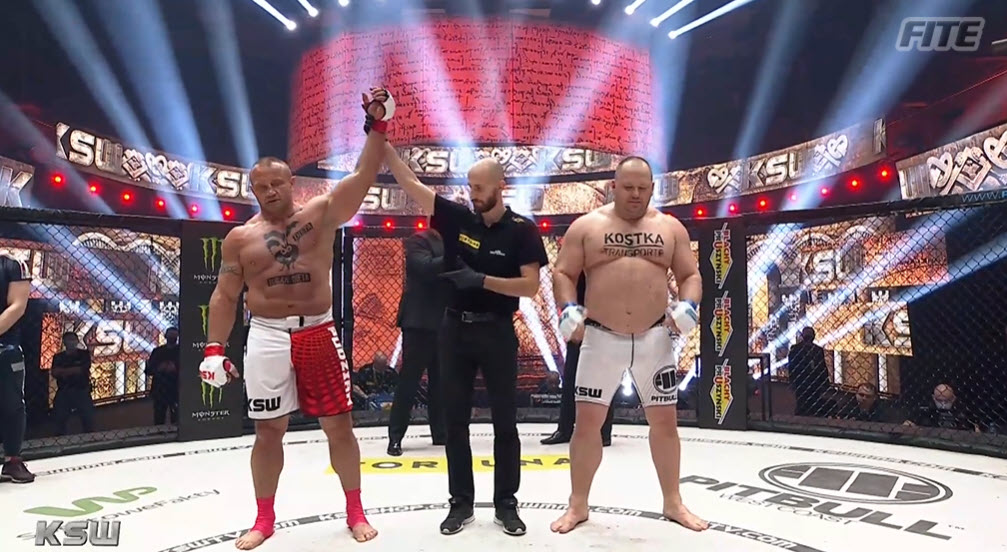 Mariusz Pudzianowski pokonał Nikolę Milanovicia na gali KSW 59. Debiutant nie miał żadnych szans [WIDEO]