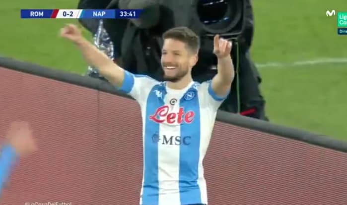 Fenomenalny występ Driesa Mertensa! Napoli pokonało Romę [WIDEO]