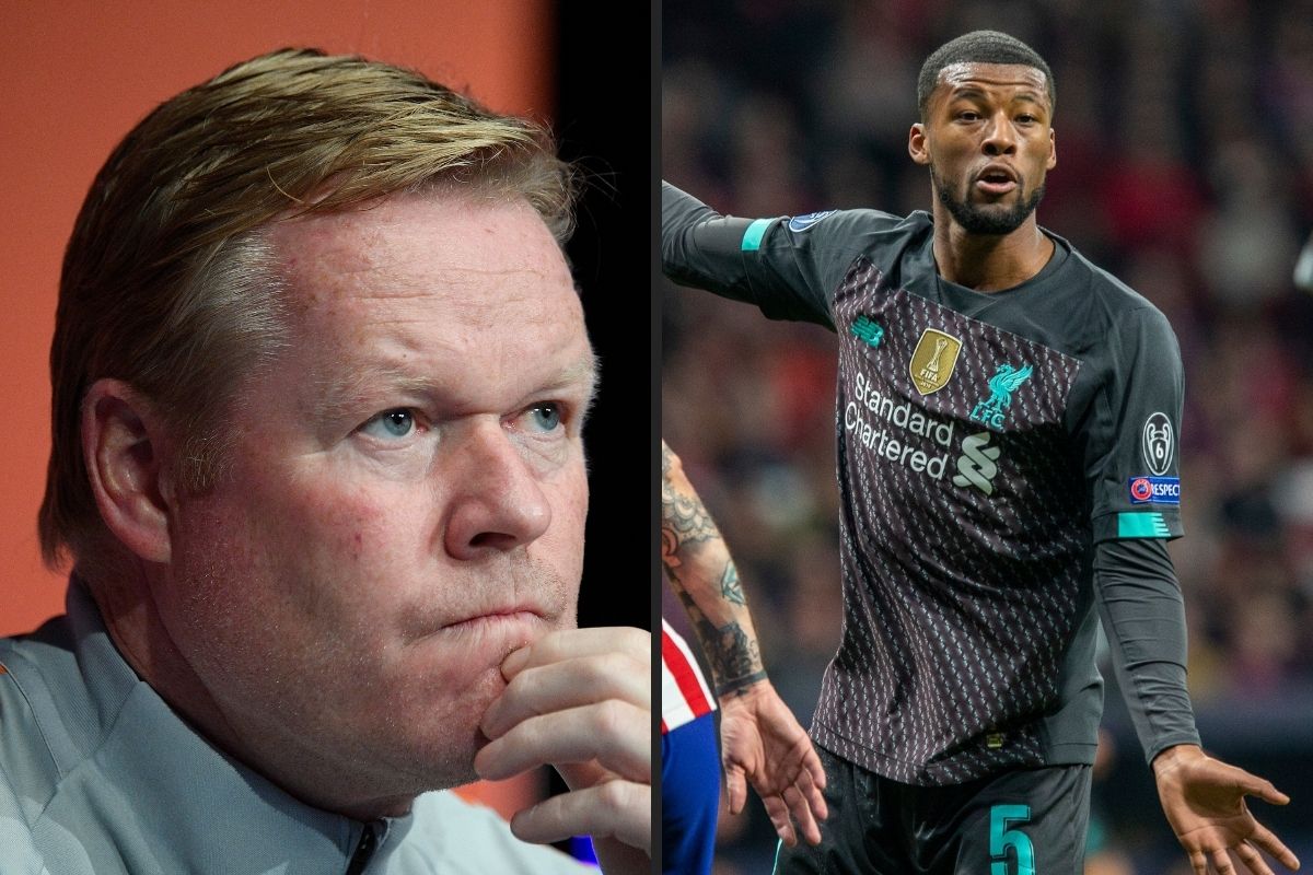 Koeman chce Wijnalduma, Wijnaldum chce do Koemana. Tylko że Barcelonie ten transfer zupełnie się nie opłaca