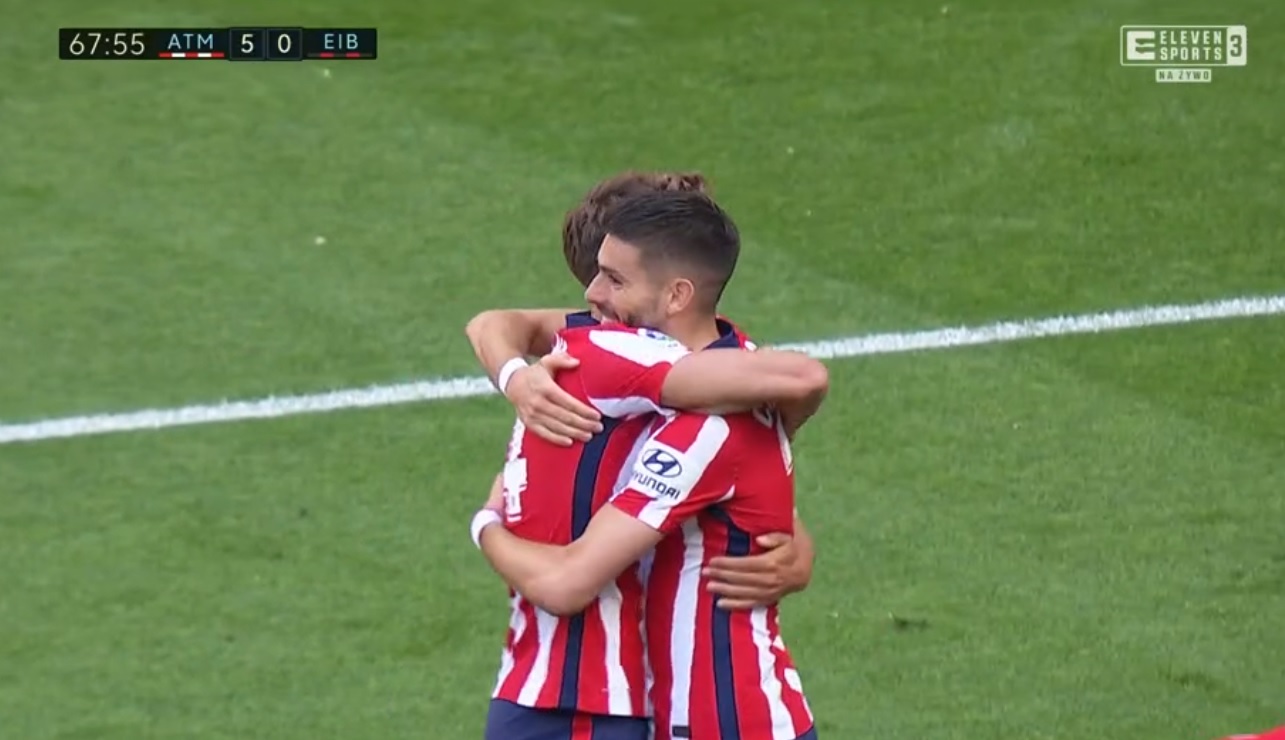 Pokaz siły Atletico Madryt w walce o mistrzostwo Hiszpanii. Liderzy La Liga zmiażdżyli Eibar [WIDEO]