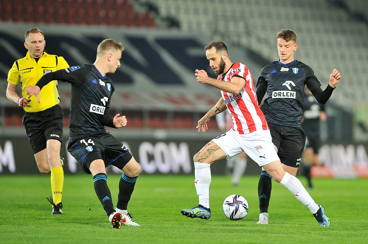 Cracovia blisko utrzymania. “Pasy” lepsze od Wisły Płock [WIDEO]