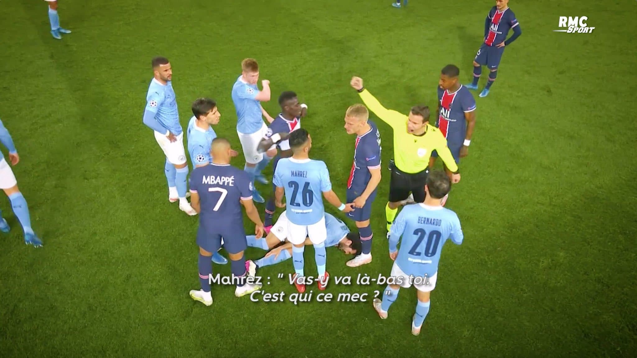 Sprzeczka między piłkarzami PSG i Manchesteru City. "Kim ty w ogóle jesteś?" [WIDEO]
