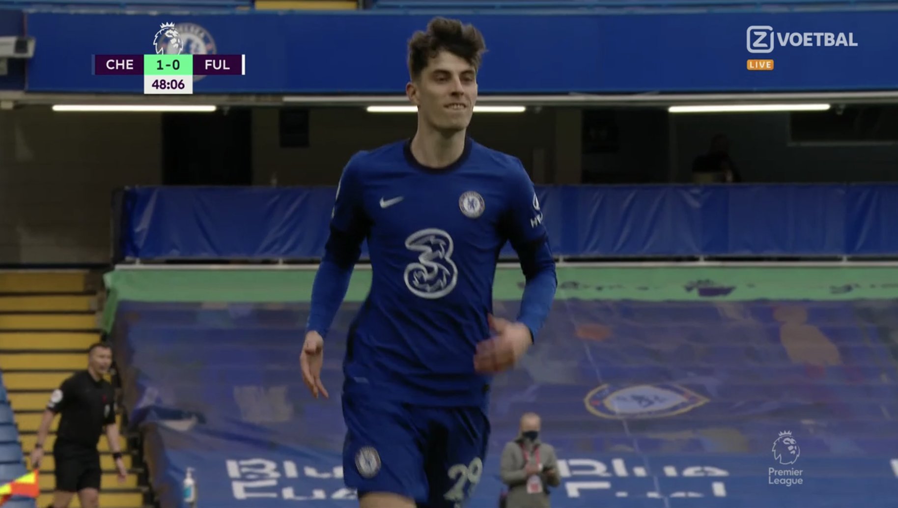 Piłkarze Chelsea się nie zatrzymują! Wygrana "The Blues" po dublecie Kaia Havertza [WIDEO]
