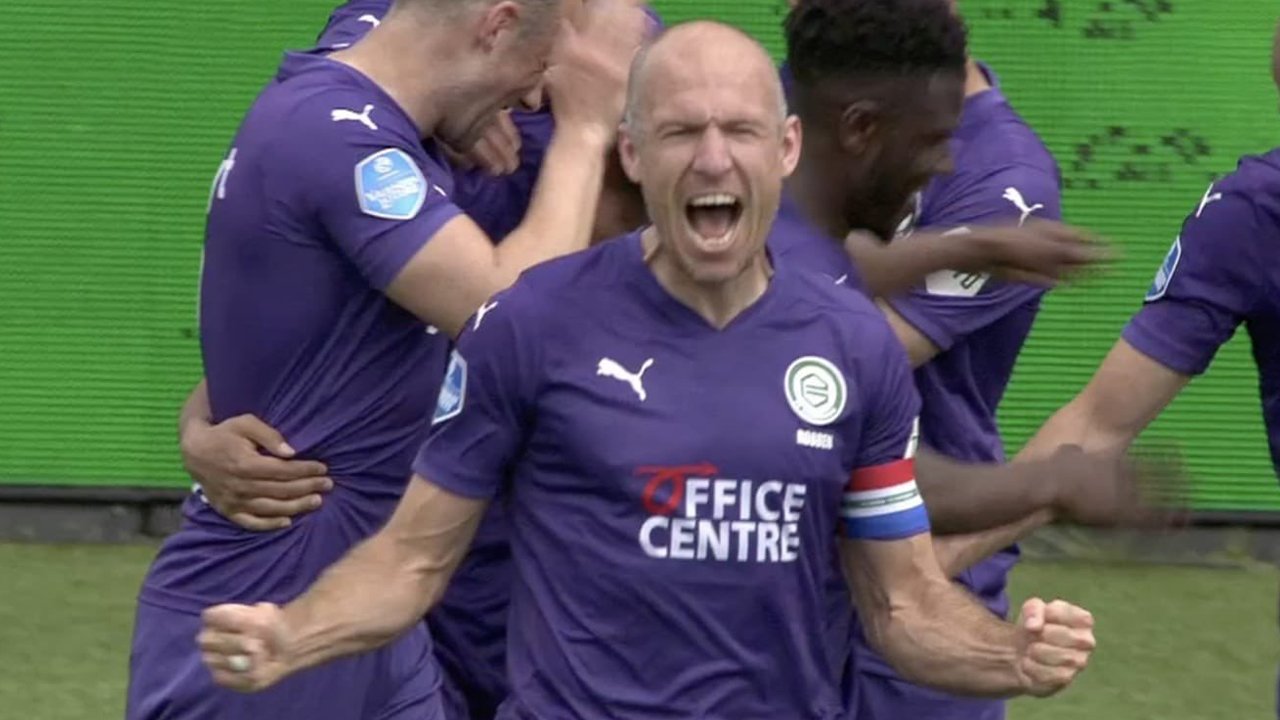 Świetny mecz Arjena Robbena! Holender wypracował dwa gole dla Groningen