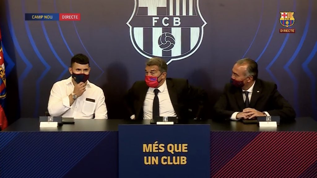 Sergio Aguero zaprzeczył medialnym plotkom. Nie zamierza odchodzić z FC Barcelony [WIDEO]