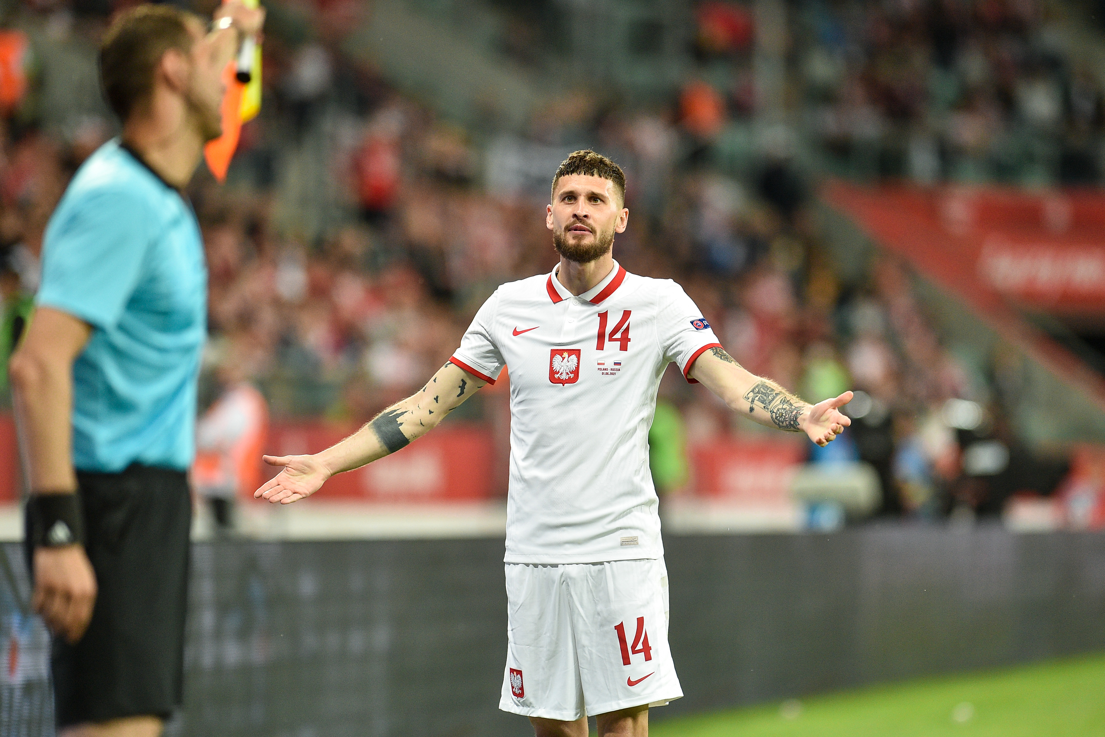 Mateusz Klich na gorąco po meczu z Rosją. "Na pewno jest parę rzeczy do poprawy"
