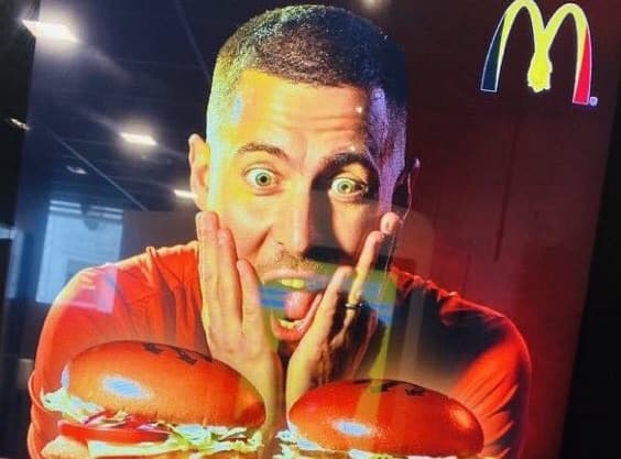 Ogromne kontrowersje wokół Edena Hazarda. Belg reklamuje... fast foody 