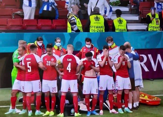 UEFA wyróżniła bohaterów akcji ratowania Christiana Eriksena. "Pokazali, że życie jest ważniejsze niż mecz"