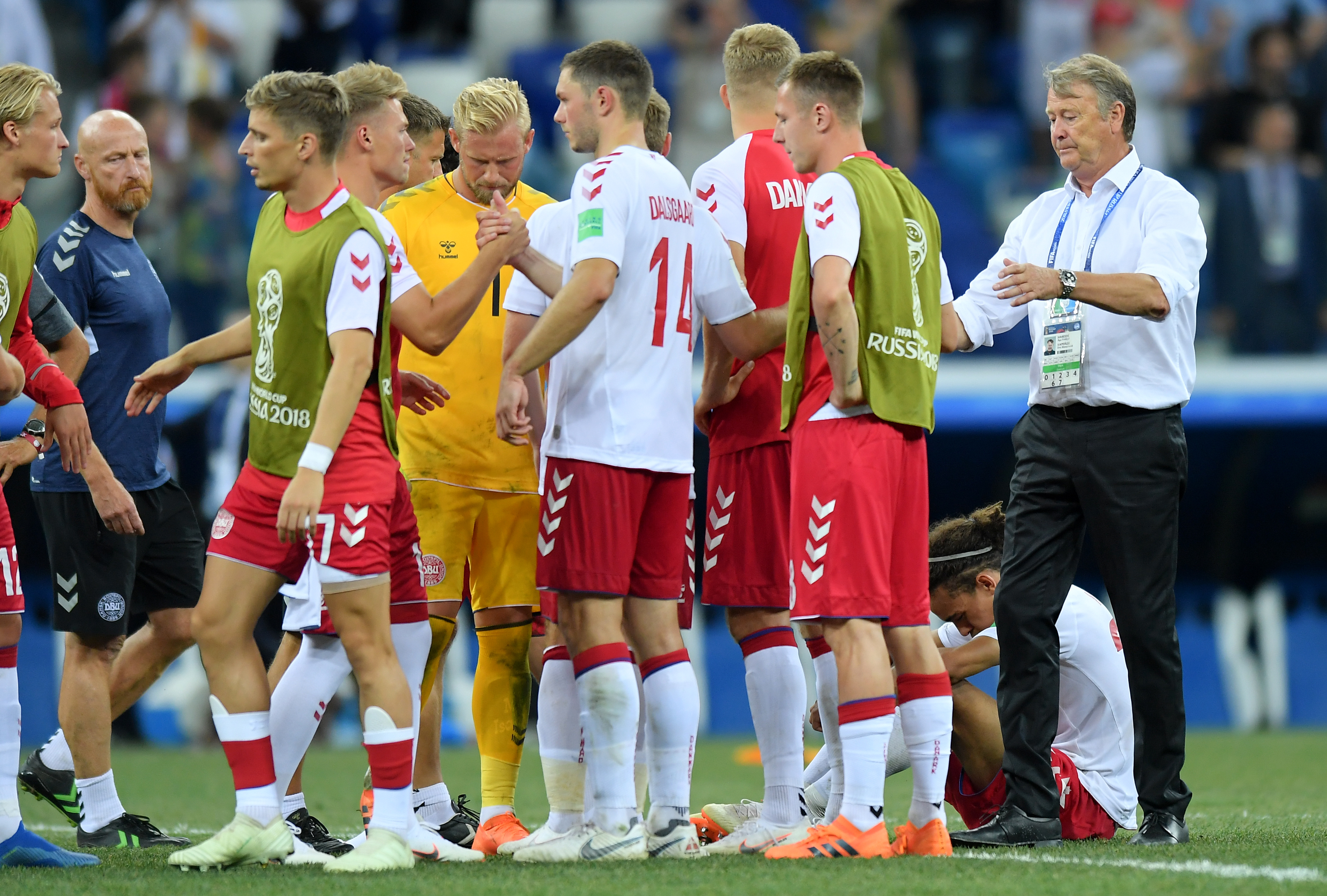 Psycholog sportu broni decyzji o dokończeniu meczu Danii. "To może dać odskocznię"