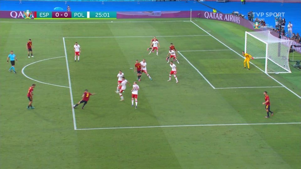 Sędzia odgwizdał spalonego, ale później uznał gola! Przełamanie Moraty w meczu z Polakami [WIDEO]