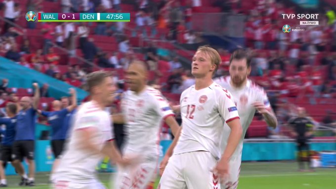 Duński dynamit znów eksplodował! Walia zdemolowana w 1/8 finału Euro 2020! [WIDEO]