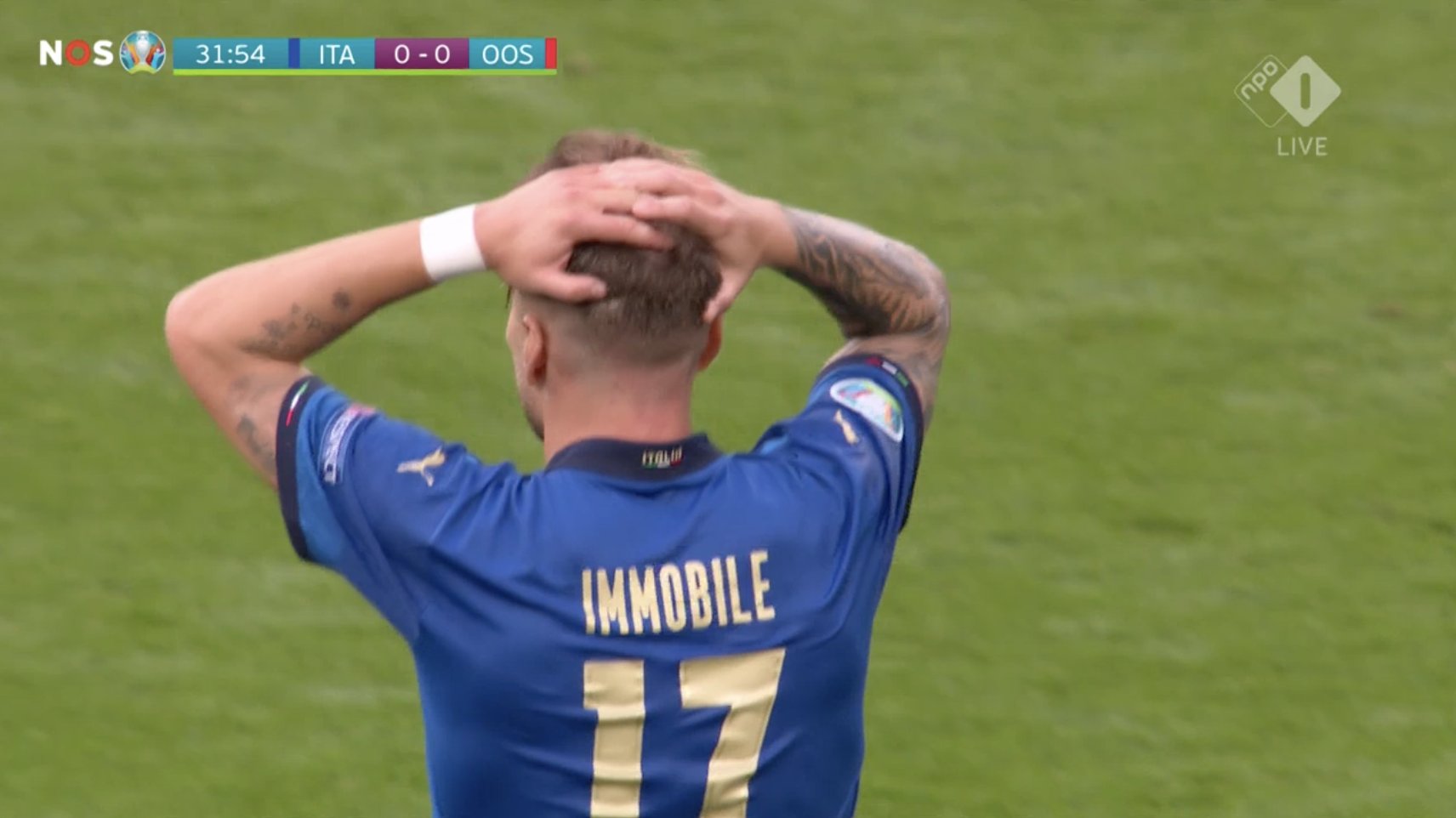 Ciro Immobile wystrzelił rakietę. Włosi byli centymetry od gola! [WIDEO]