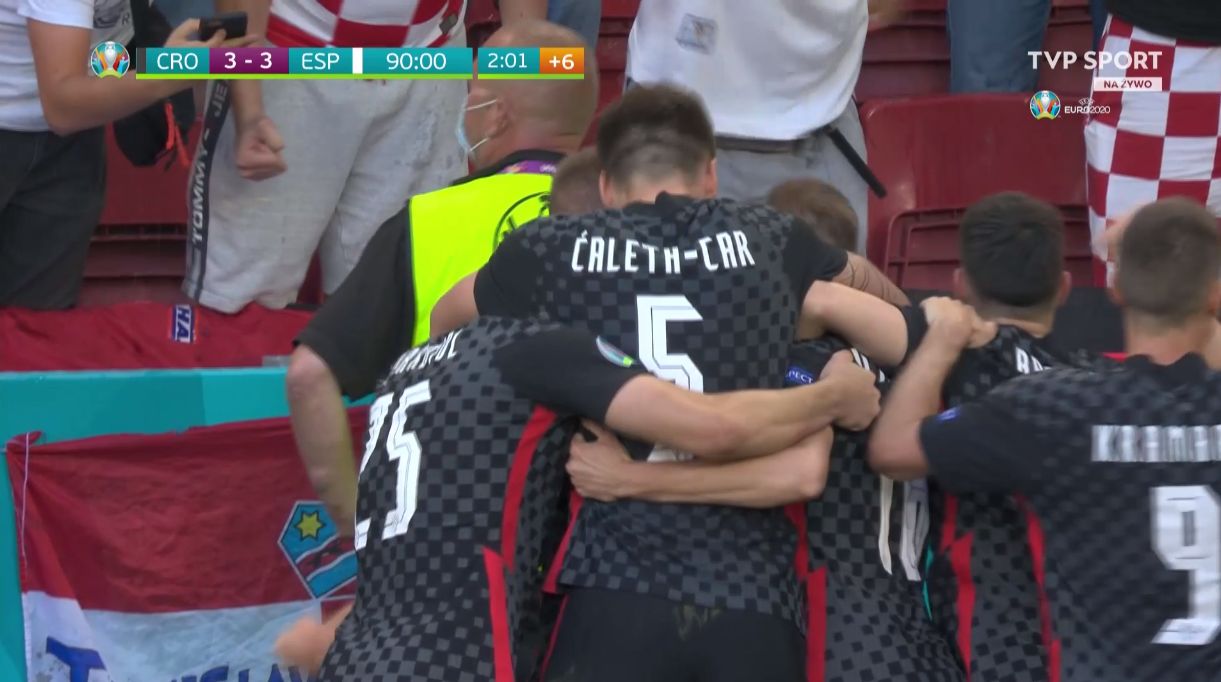 Niezwykły powrót Chorwatów w meczu z Hiszpanią! W końcówce przegrywali 1:3, doprowadzili do dogrywki [WIDEO]