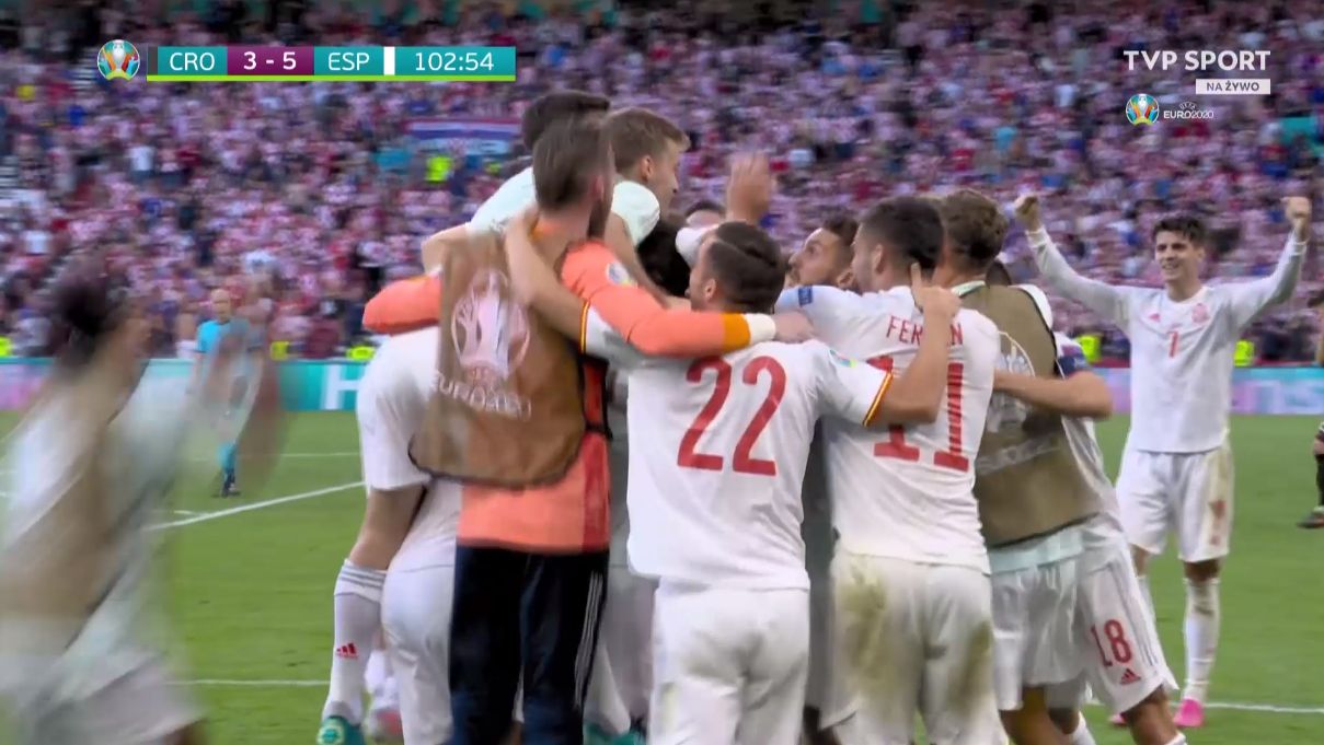 Szalony mecz i wielki triumf Hiszpanów! Osiem goli w Kopenhadze, wicemistrzowie świata za burtą [WIDEO]