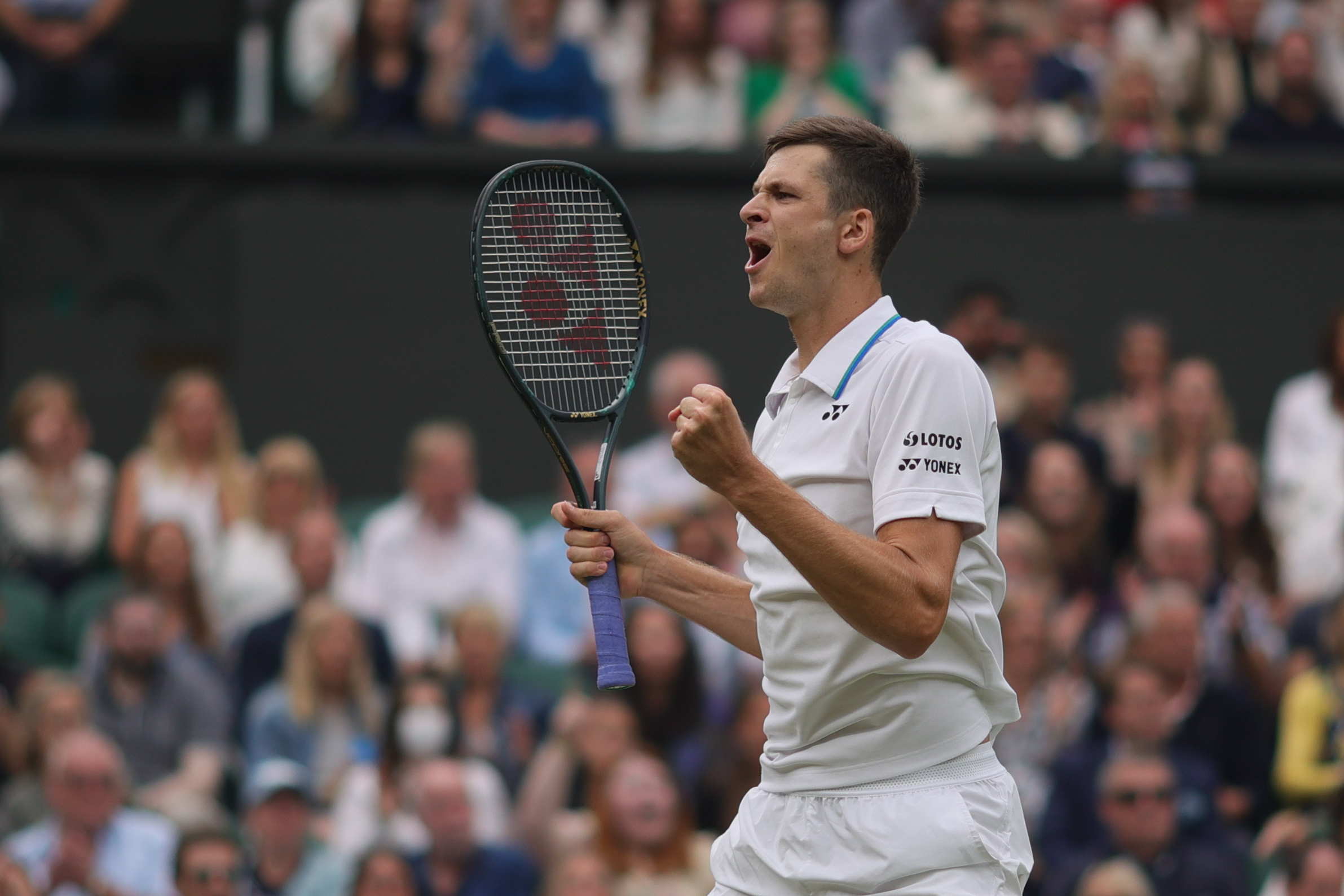 Hubert Hurkacz - Jan Choinski gdzie oglądać? Transmisja online i stream na żywo z 2. rundy Wimbledonu [TV]