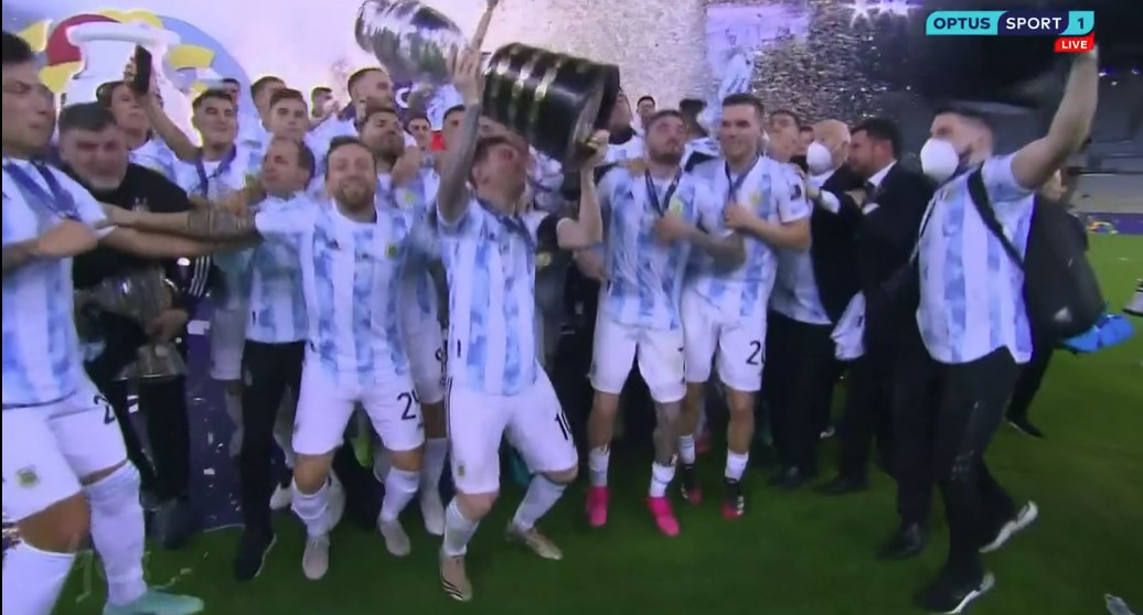 Leo Messi w wielkiej euforii po triumfie w Copa America. Neymar pokazał klasę [WIDEO]
