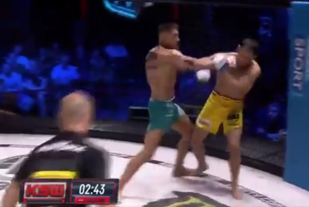 Potężny nokaut na KSW 62! Sędzia musiał szybko reagować [WIDEO]