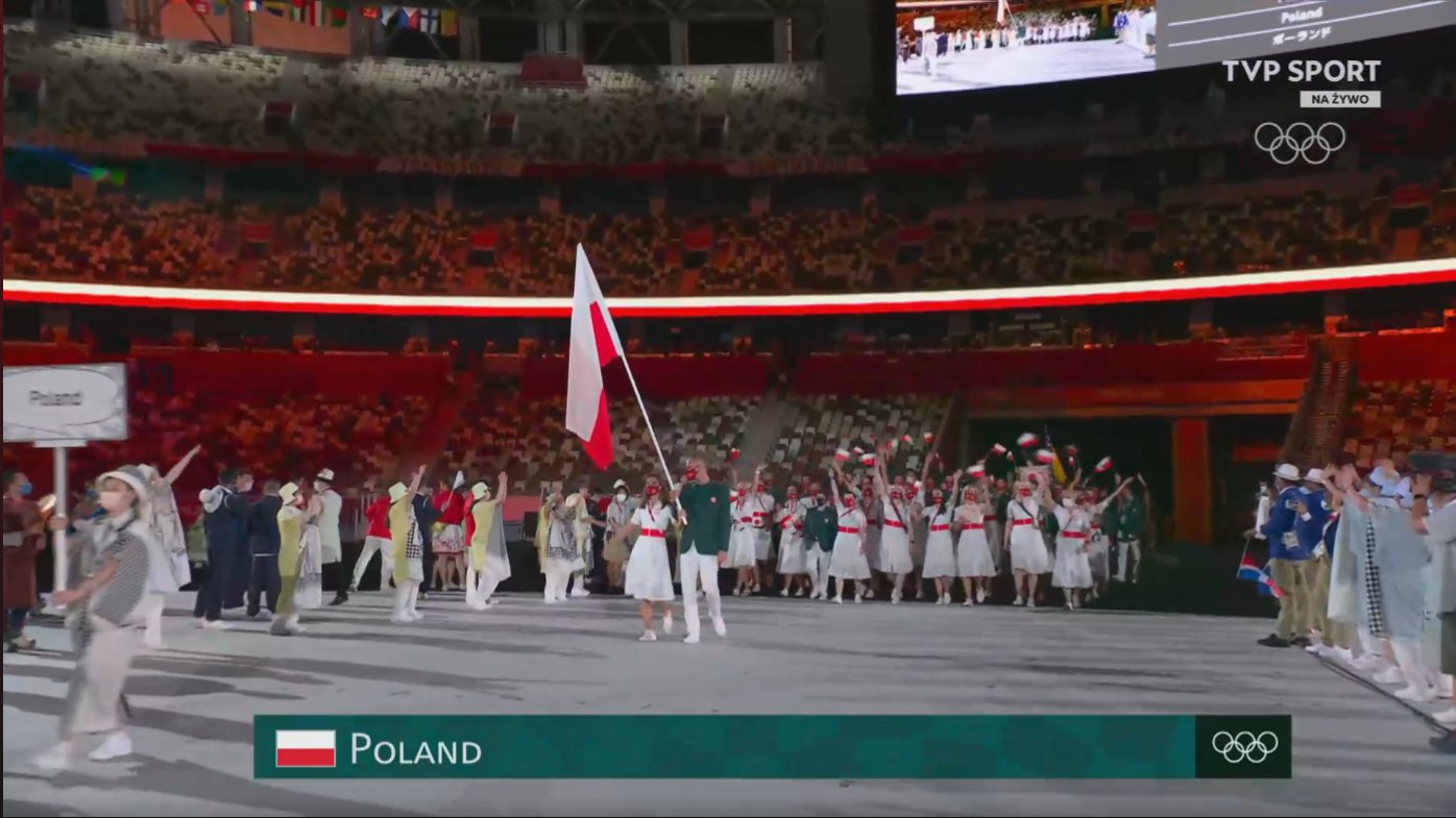 Tak reprezentacja Polski zaprezentowała się na otwarciu igrzysk w Tokio! "Jest wzruszenie" [WIDEO]