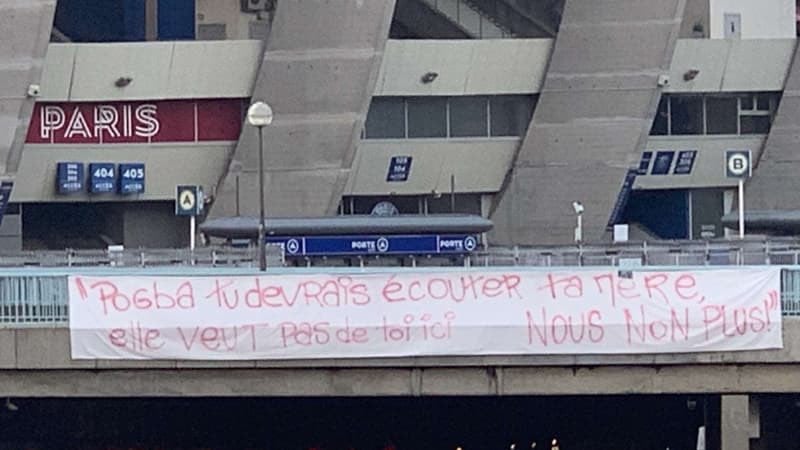 Kibice PSG nie chcą transferu Paula Pogby?! Specjalny baner skierowany do francuskiego pomocnika