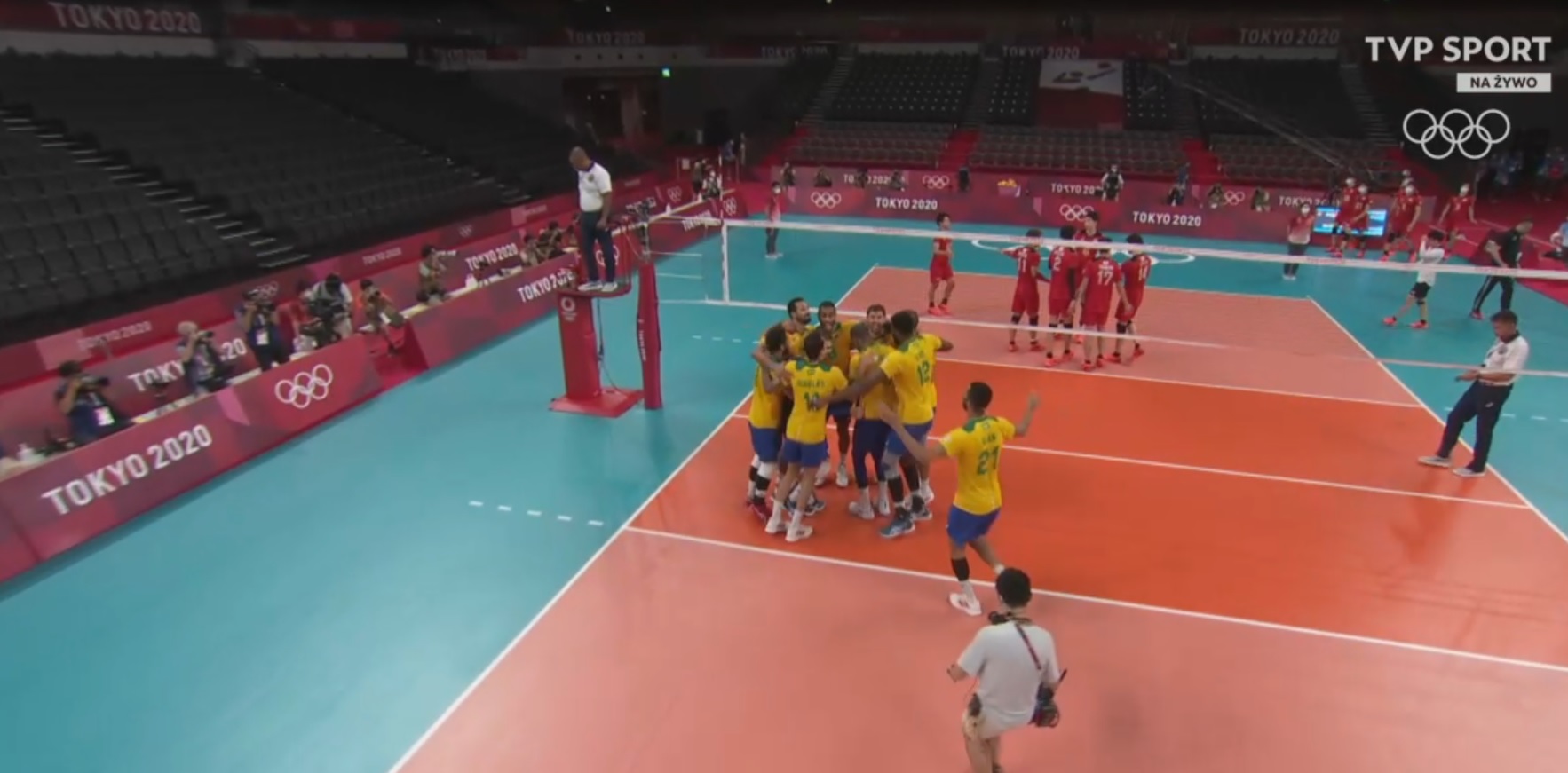 Japończycy nie sprostali Brazylii. Wielki hit w półfinale turnieju siatkarzy [WIDEO]