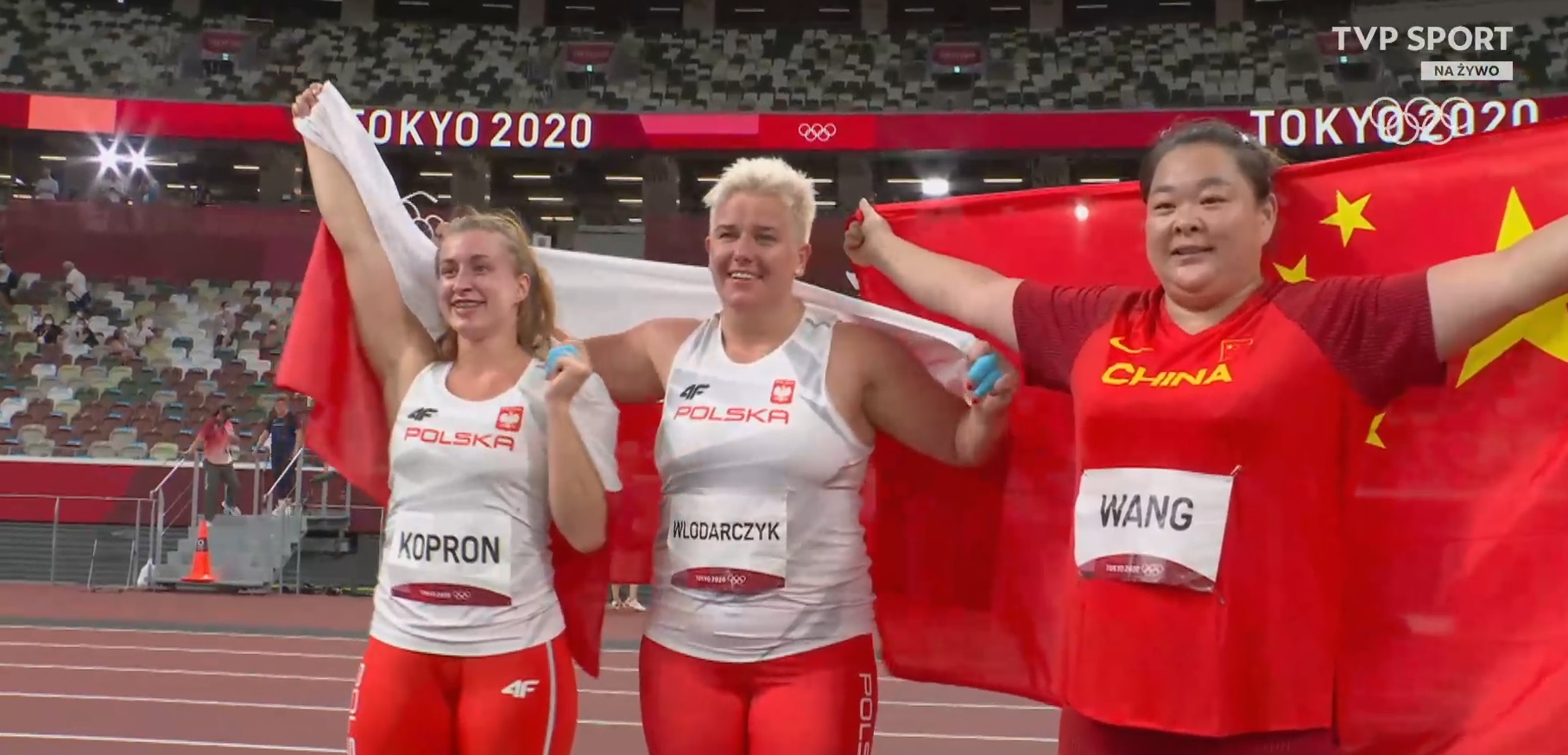 Anita Włodarczyk trzykrotną mistrzynią olimpijską! Dwa medale dla polskich młociarek!
