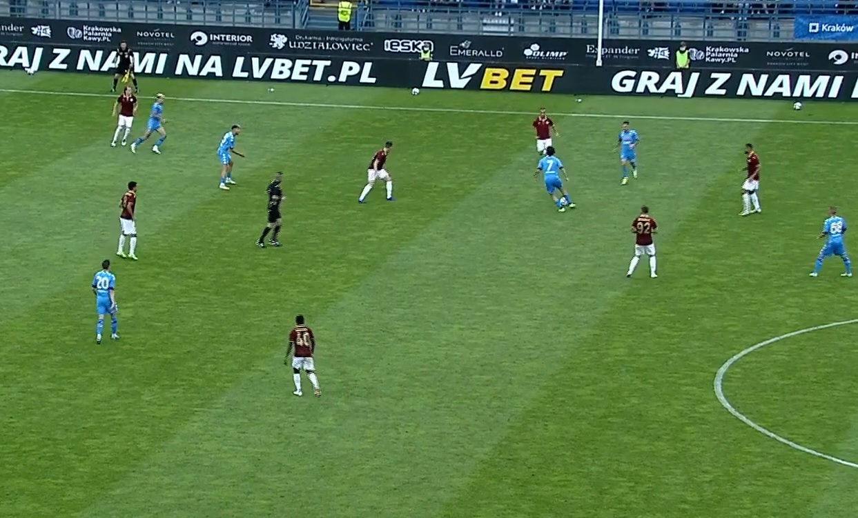 Wisła Kraków przegrała z Napoli! Fatalny błąd obrony, niewykorzystany karny i trzy gole [WIDEO]