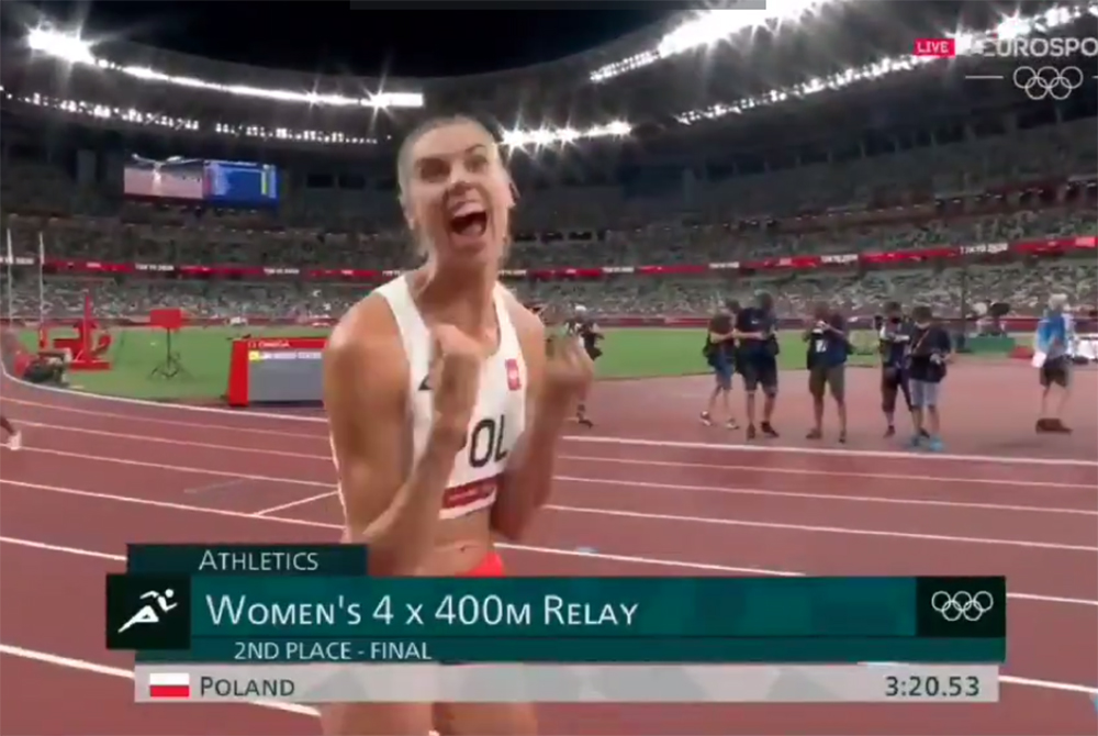 Iga Baumgart-Witan oszalała z radości. Jej okrzyk przejdzie do historii [WIDEO]
