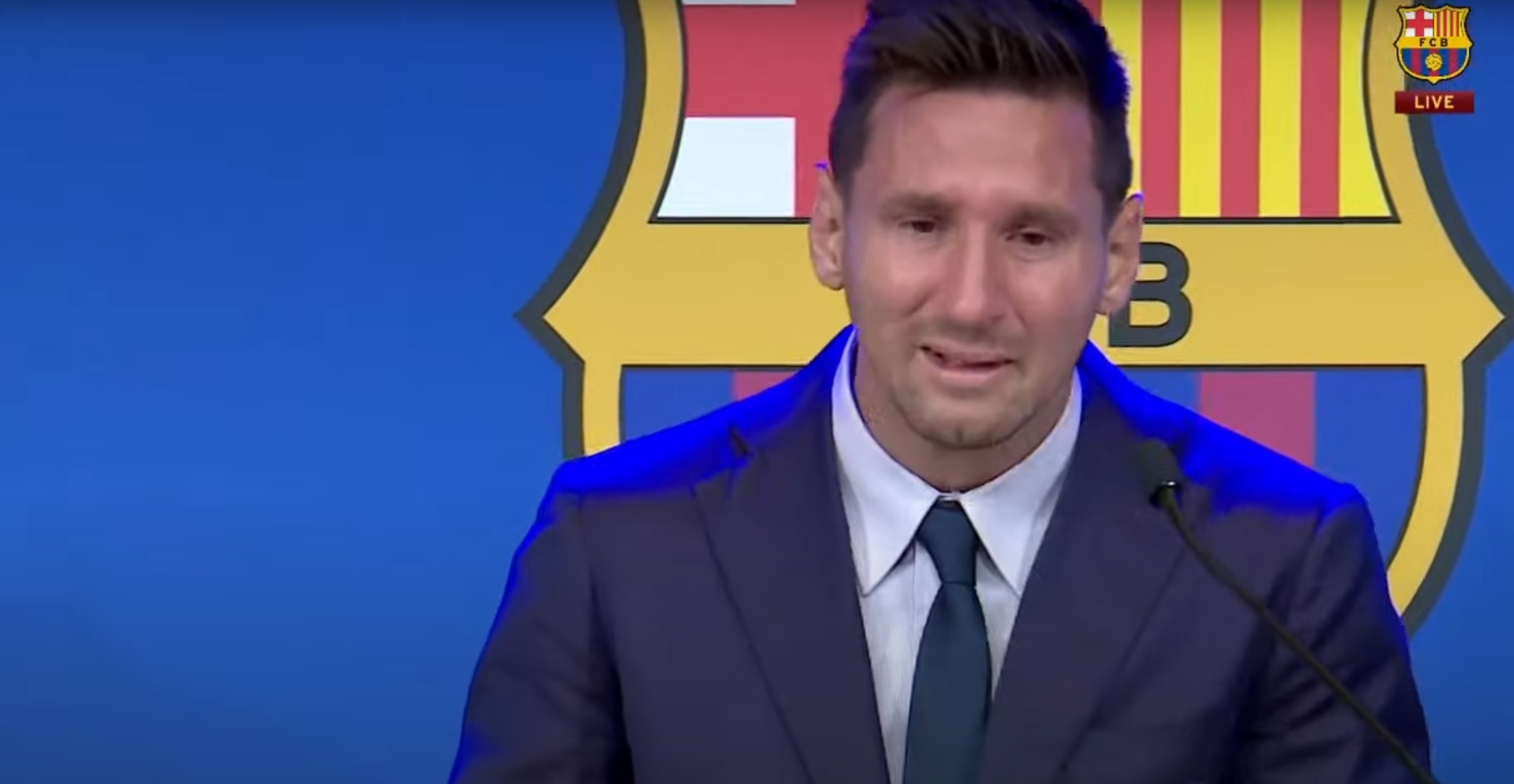 Łzy Leo Messiego podczas pożegnania z FC Barceloną. "Byłem przekonany, że tu zostanę" [WIDEO]