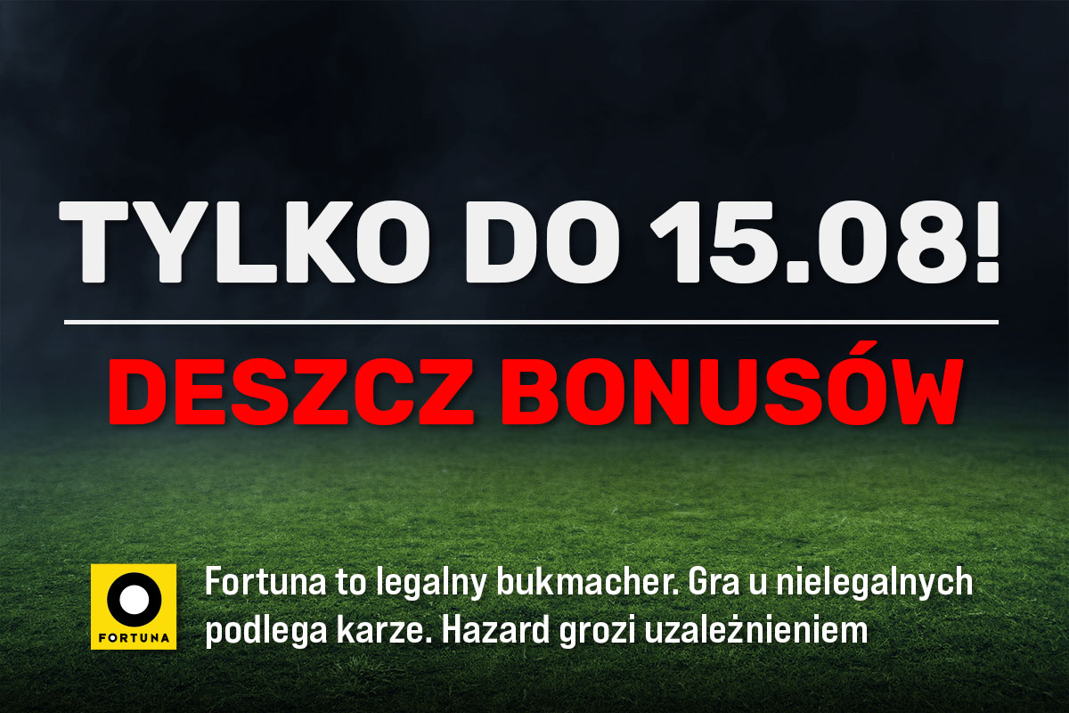 TYLKO DO NIEDZIELI! Wyjątkowy pakiet bonusów u polskiego bukmachera