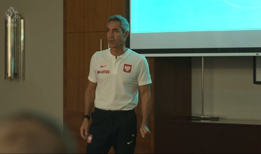 Tak Paulo Sousa motywował reprezentantów Polski przed meczem z Anglią. Selekcjoner był pewny swego [WIDEO]