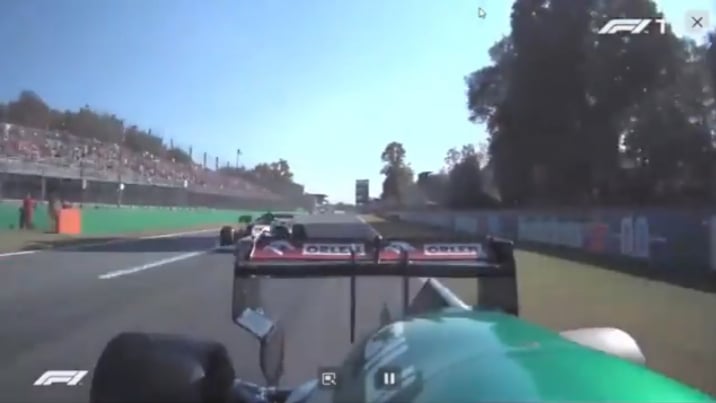 Zespół Roberta Kubicy kazał mu zająć niższe miejsce. Ujawniono zapis z Grand Prix Włoch [WIDEO]