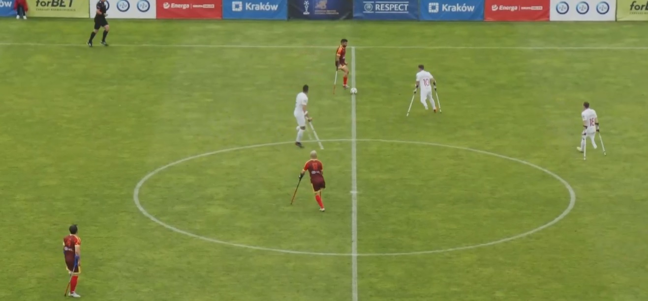 Porażka reprezentacji Polski w amp futbolu w półfinale ME. Piękny gol z rzutu wolnego to było za mało