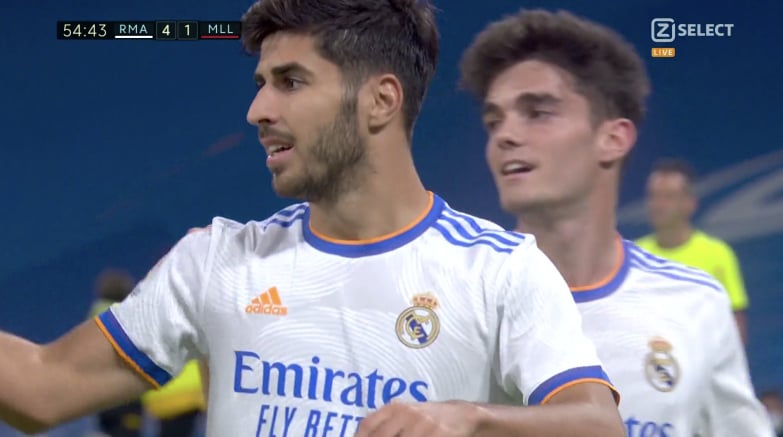 Hat-trick Marco Asensio, dublet Karima Benzemy! Kolejny wielki mecz Realu Madryt [WIDEO]
