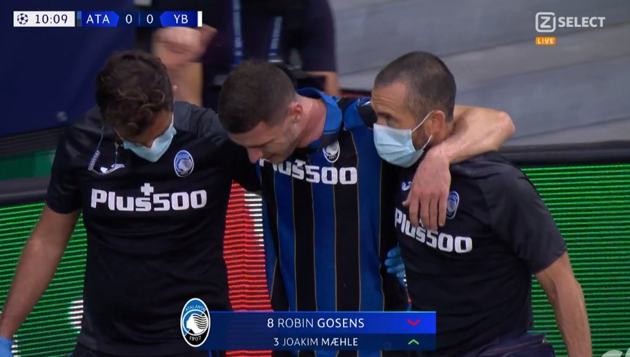 Atalanta Bergamo wygrała, ale straciła ważnego zawodnika. Płakał, gdy schodził z boiska [WIDEO]