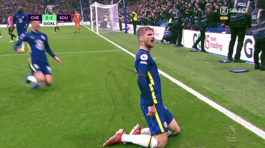 Chelsea wyrwała zwycięstwo z Southampton. Timo Werner bohaterem "The Blues" [WIDEO]
